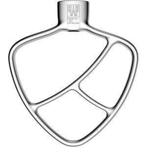 QAP Stainless Steel Flat Beater For Kitchenaid 4.5 Qt-5 Qt Tilt-Stand Mixer